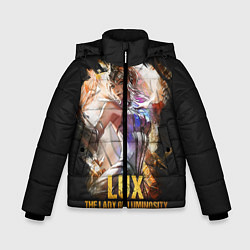 Куртка зимняя для мальчика Lux, цвет: 3D-черный