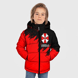 Куртка зимняя для мальчика UMBRELLA CORP, цвет: 3D-красный — фото 2