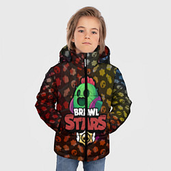 Куртка зимняя для мальчика BRAWL STARS:SPIKE, цвет: 3D-черный — фото 2