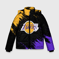 Куртка зимняя для мальчика LA LAKERS, цвет: 3D-черный