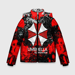 Куртка зимняя для мальчика UMBRELLA CORP, цвет: 3D-черный