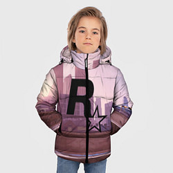 Куртка зимняя для мальчика ROCKSTAR, цвет: 3D-черный — фото 2