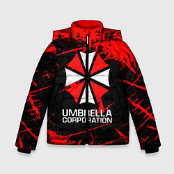 Куртка зимняя для мальчика UMBRELLA CORPORATION, цвет: 3D-черный