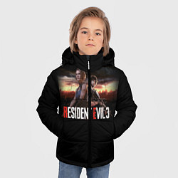 Куртка зимняя для мальчика Resident Evil 3, цвет: 3D-черный — фото 2