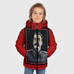 Куртка зимняя для мальчика Сталин, цвет: 3D-светло-серый — фото 2
