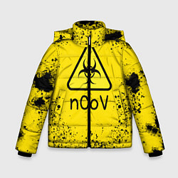 Куртка зимняя для мальчика NСov, цвет: 3D-черный