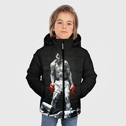 Куртка зимняя для мальчика Muhammad Ali, цвет: 3D-черный — фото 2