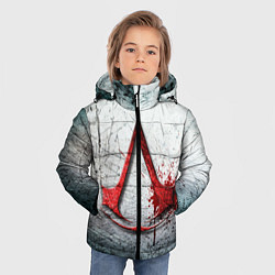 Куртка зимняя для мальчика Assassins Creed, цвет: 3D-светло-серый — фото 2