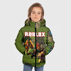 Куртка зимняя для мальчика ROBLOX, цвет: 3D-светло-серый — фото 2