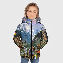 Куртка зимняя для мальчика HEROES, цвет: 3D-красный — фото 2