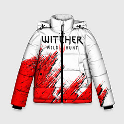 Куртка зимняя для мальчика THE WITCHER, цвет: 3D-черный
