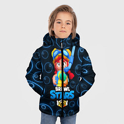Куртка зимняя для мальчика Brawl Stars Summer Jessie, цвет: 3D-черный — фото 2