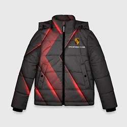 Куртка зимняя для мальчика PORSCHE, цвет: 3D-красный