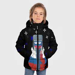 Куртка зимняя для мальчика CountryHumans, цвет: 3D-светло-серый — фото 2