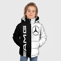 Куртка зимняя для мальчика MERCEDES AMG, цвет: 3D-черный — фото 2