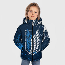 Куртка зимняя для мальчика АТАКА ТИТАНОВ, цвет: 3D-светло-серый — фото 2
