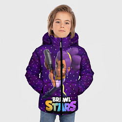 Куртка зимняя для мальчика Brawl stars Шелли, цвет: 3D-черный — фото 2
