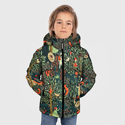 Куртка зимняя для мальчика Abstraction Pattern, цвет: 3D-светло-серый — фото 2