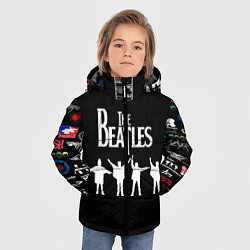 Куртка зимняя для мальчика Beatles, цвет: 3D-черный — фото 2