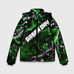 Куртка зимняя для мальчика GreenDay, цвет: 3D-черный
