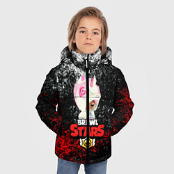 Куртка зимняя для мальчика Brawl Stars:LEON UNICORN, цвет: 3D-черный — фото 2