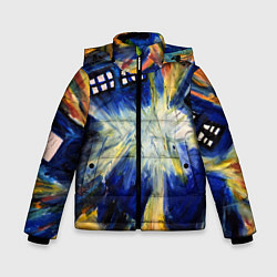 Куртка зимняя для мальчика ДОКТОР ВАН ГОГ, цвет: 3D-светло-серый
