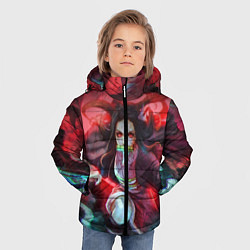 Куртка зимняя для мальчика KIMETSU NO YAIBA, цвет: 3D-светло-серый — фото 2