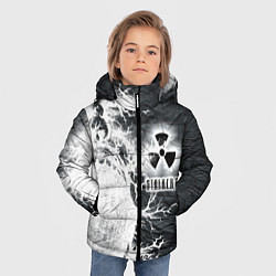 Куртка зимняя для мальчика Сталкер, цвет: 3D-черный — фото 2
