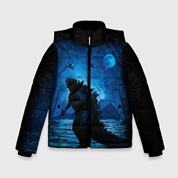 Куртка зимняя для мальчика GODZILLA, цвет: 3D-светло-серый