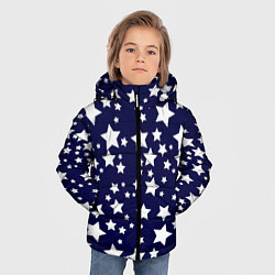 Куртка зимняя для мальчика ЗВЕЗДОЧКИ, цвет: 3D-черный — фото 2