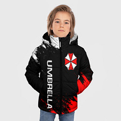 Куртка зимняя для мальчика RESIDENT EVIL UMBRELLA, цвет: 3D-красный — фото 2