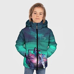 Куртка зимняя для мальчика ЧЕРНОЕ ЗЕРКАЛО, цвет: 3D-черный — фото 2