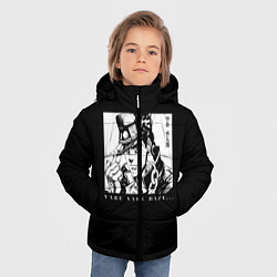 Куртка зимняя для мальчика Невероятные приключения джоджо, цвет: 3D-светло-серый — фото 2