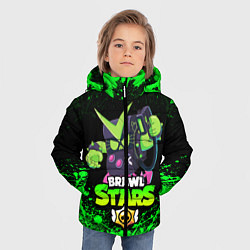 Куртка зимняя для мальчика BRAWL STARS VIRUS 8-BIT, цвет: 3D-красный — фото 2