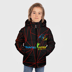 Куртка зимняя для мальчика CSGO, цвет: 3D-черный — фото 2