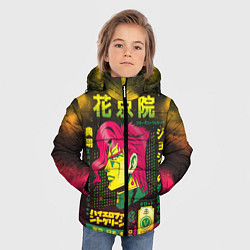 Куртка зимняя для мальчика Приключения ДжоДжо, цвет: 3D-красный — фото 2