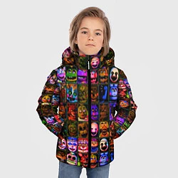 Куртка зимняя для мальчика Five Nights At Freddy's, цвет: 3D-черный — фото 2