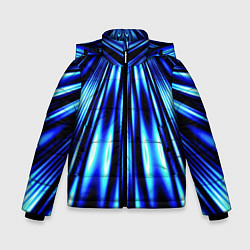 Куртка зимняя для мальчика Световые Лучи, цвет: 3D-черный