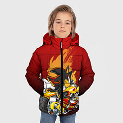 Куртка зимняя для мальчика Ёж Шедоу, цвет: 3D-светло-серый — фото 2