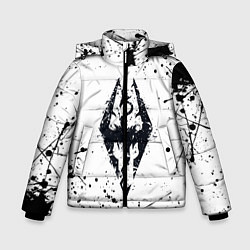 Куртка зимняя для мальчика THE ELDER SCROLLS, цвет: 3D-черный