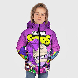 Куртка зимняя для мальчика BRAWL STARS EMZ, цвет: 3D-черный — фото 2