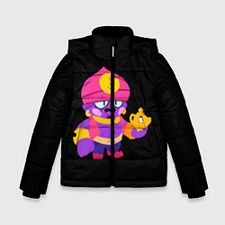 Куртка зимняя для мальчика Brawl Stars Gene, цвет: 3D-черный