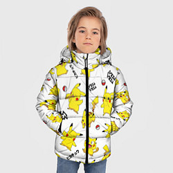 Куртка зимняя для мальчика ПИКАЧУ, цвет: 3D-черный — фото 2