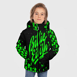 Куртка зимняя для мальчика Billie Eilish 3, цвет: 3D-черный — фото 2