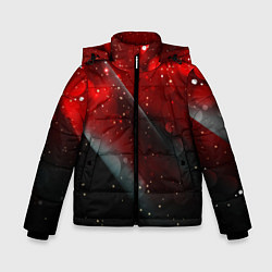 Куртка зимняя для мальчика Red & Black, цвет: 3D-светло-серый