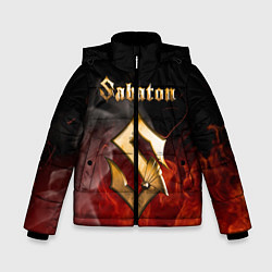 Куртка зимняя для мальчика SABATON, цвет: 3D-красный