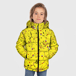 Куртка зимняя для мальчика ПИКАЧУ, цвет: 3D-светло-серый — фото 2