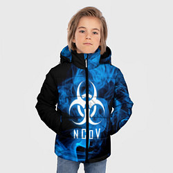 Куртка зимняя для мальчика NCoV, цвет: 3D-черный — фото 2