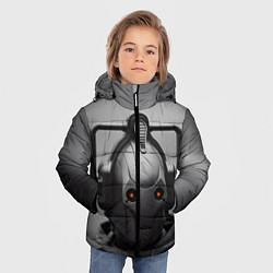 Куртка зимняя для мальчика CYBERMAN, цвет: 3D-черный — фото 2