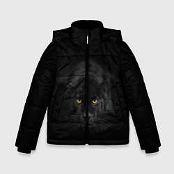 Куртка зимняя для мальчика Пантера, цвет: 3D-черный